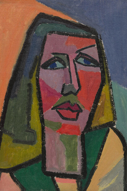 Karel Appel, Portrait, 1946. Mit freundlicher unterstützung der Galerie Max Hetzler