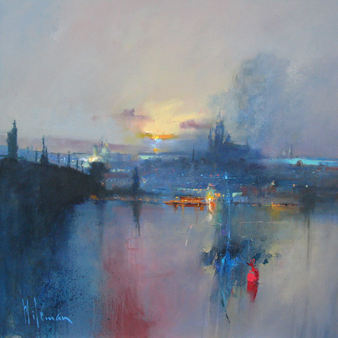 Dusk over the River Vltava, Prague by  Peter Wileman PPROI RSMA EAGMA FRSA