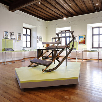 Mensch, welt und ding. Eine region, ausstellungsansicht. Mit freundlicher genehmigung von Schloss Trautenfels