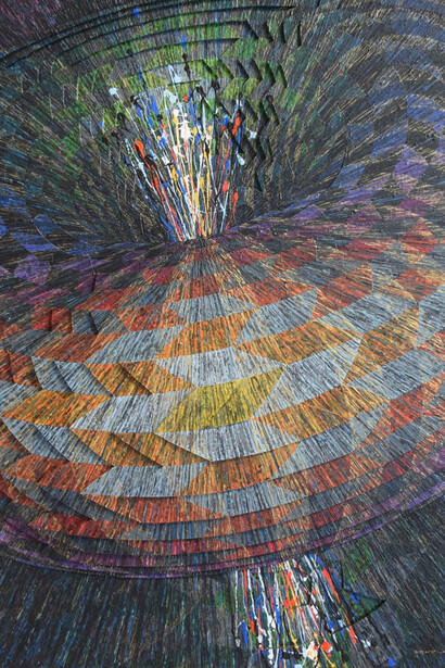 Dušan Sekela, Abracadabra, exhibition painting. Courtesy of Danubiana