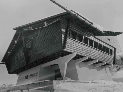 Carlo Mollino, Stazione Lago Nero a Sauze d’Oulx, Italia, 1946