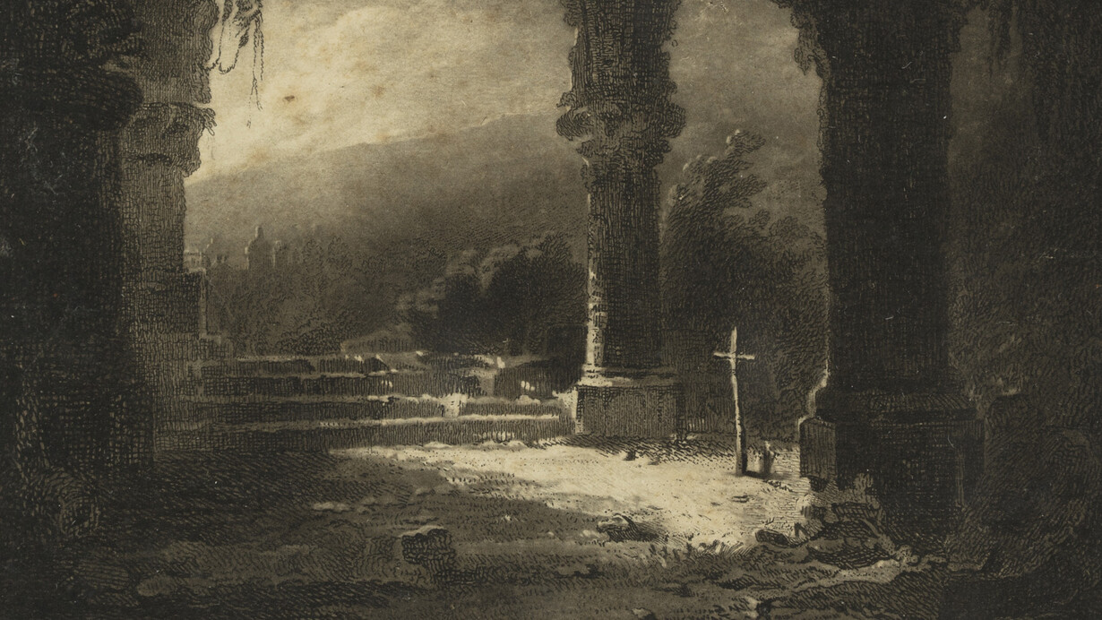 Louis-Jacques-Mandé Daguerre, George Maile, un clair de lune, ca. 1826. Courtesy of George Eastman Museum