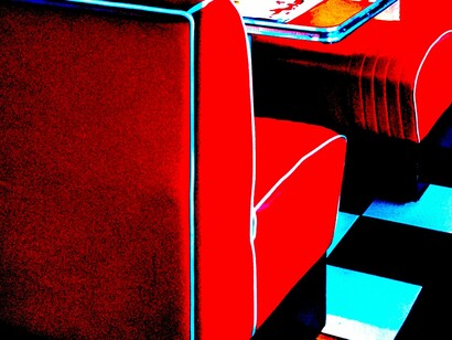 Una cafetería en modo años cincuenta