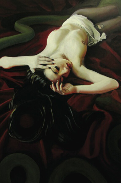 Katie Buckett, Eve, 2015, Oil on Canvas, 122 x 153 cm