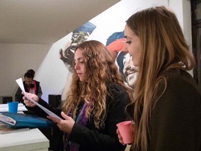 Will Barras And Andrea Ravo Mattoni. Courtesy of Galo Art Gallery