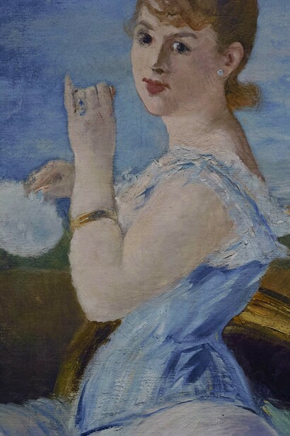 Edouard Manet, Nana, particolare