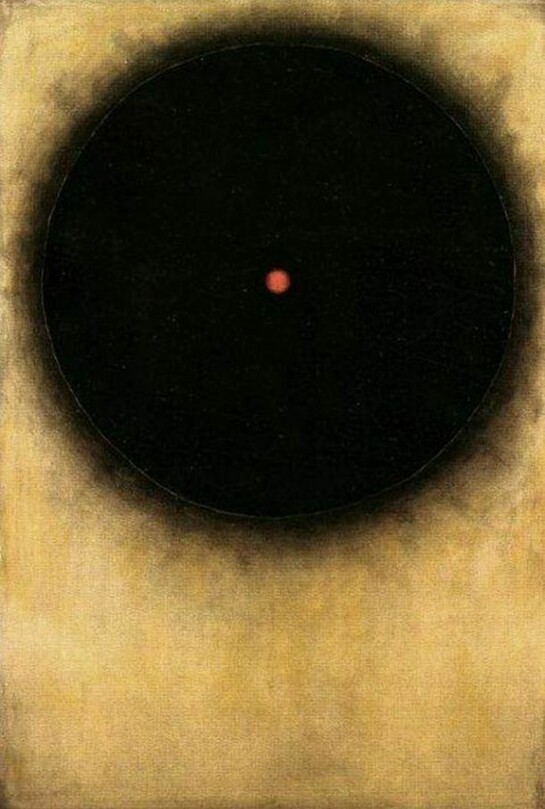 Marie Gailland, Unité-Silence IV, Pastel on Canvas, 75" x 51"