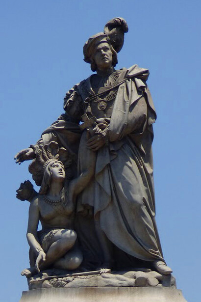 Monumento a Cristóbal Colón en Lima, Perú
