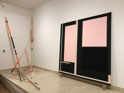  Andrea Madjesi-Jones. Pink Painting Machine, 2017. Image courtesy of Rosalind Davis