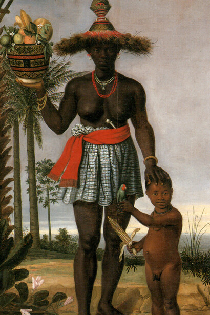 Albert Eckhout. Mulher e Criança africano, 1641