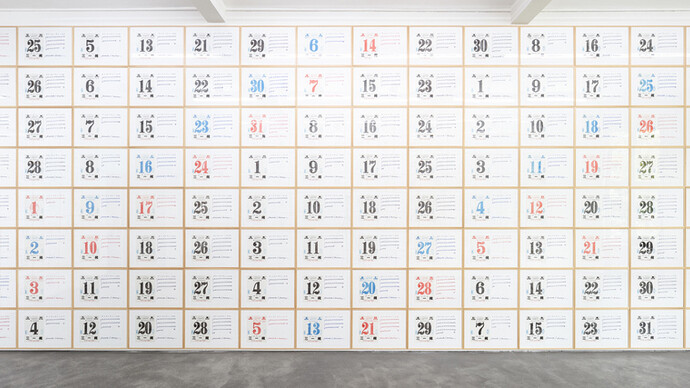 Hanne Darboven. Courtesy of Sprüth Magers