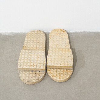 Zhanna Kadyrova, Doppelganger, 2020, ceramic tiles, 29x26x4,5cm