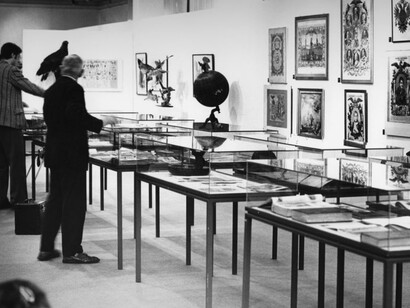 Marcel Broodthaers, Musée d’Art Moderne, Département des Aigles, 1968–72, installation and fictional museum. Marcel Broodthaers created his "Musée d'Art Moderne – which included numerous objects, editions, artefacts and audio extracts of the "Atelier de création radiophonique L'Angélus de Degas”. Marcel Broodthaers: hétéroclite II" (27 May 1979). This extraordinary work by Marcel Broodthaers demonstrates that artists do not have to be one dimensional or monotheistically embrace a ‘signature style’; Broodthaers was an artist, a museum curator, a collector, a poet and a film maker. Image courtesy estate of the artist