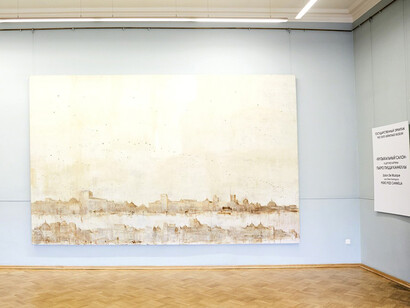 Salon de musique and Other Paintings by Piero Pizzi Cannella, Exhibition view. Courtesy of Partners & Mucciaccia