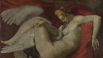 Rosso Fiorentino, Leda and the Swan, copied from Michelangelo, 1532-1540 (London, The National Gallery)