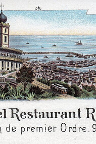 L'Hotel Righi in una cartolina dell'epoca