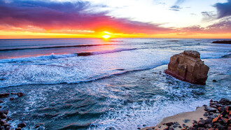 The beach of San Diego