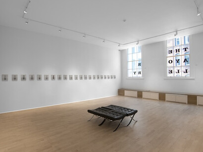 Peter Dreher, Exhibition view. Courtesy of The Mayor Gallery