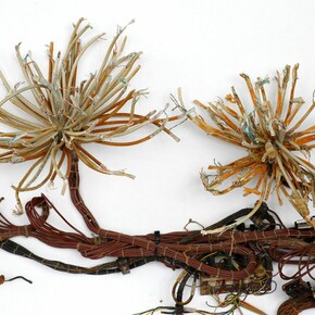 Herbario plate, Krištof Kintera, Postnaturalia Herbario Plate, 2016, mixed media 103 x 73 x 5 cm. Courtesy of Collezione Maramotti