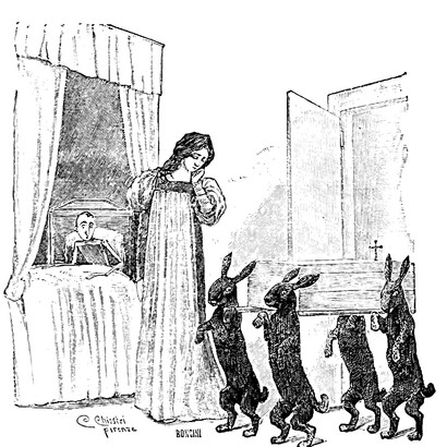 Le avventure di Pinocchio. La Fata Turchina e il funerale