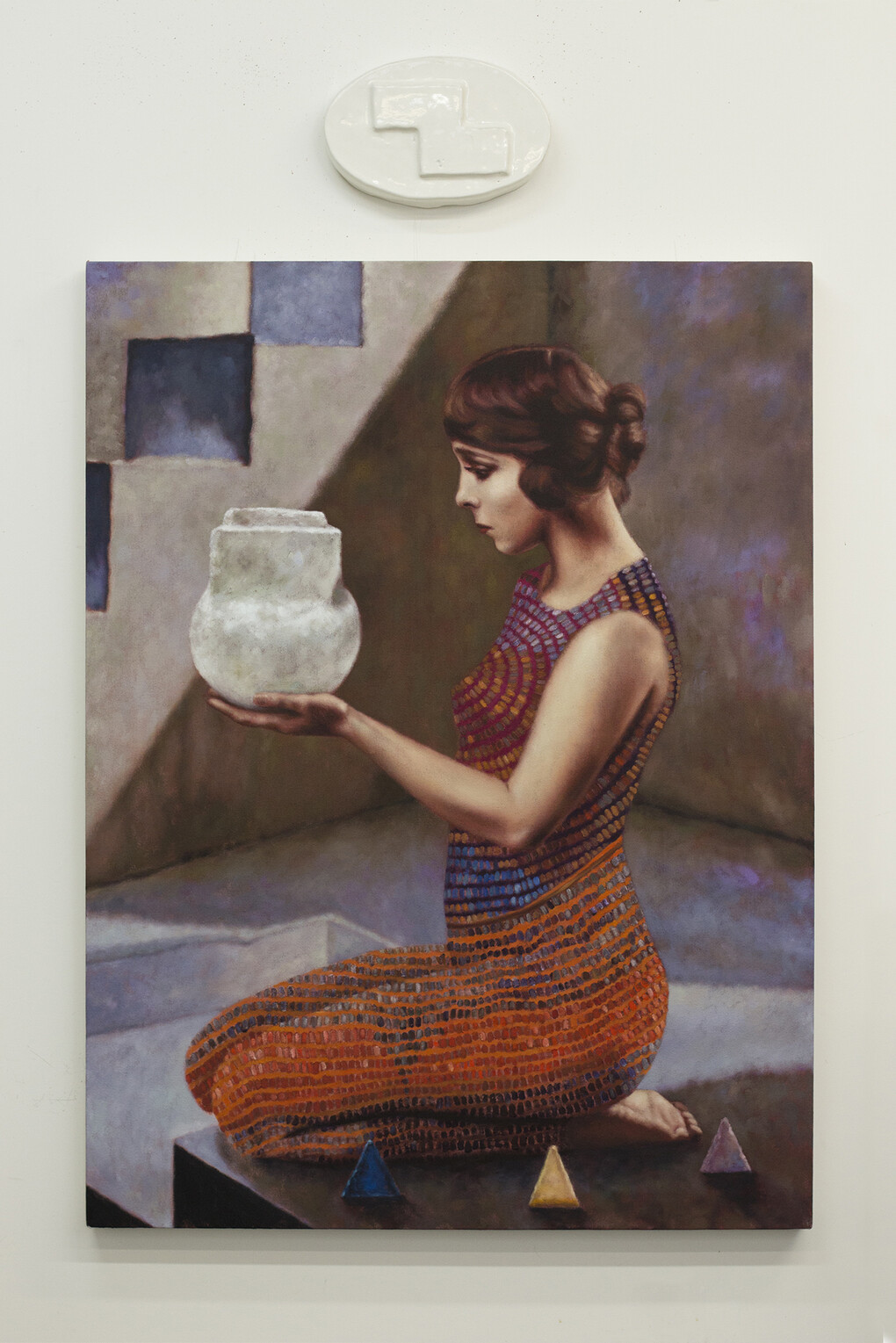 Alison Blickle, Talisman, 2015, Oil on canvas, 122 x 91 cm