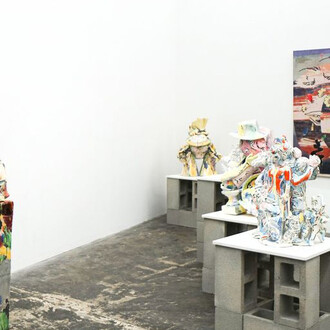 Chris Hood and Viola Frey. Courtesy of Et Al