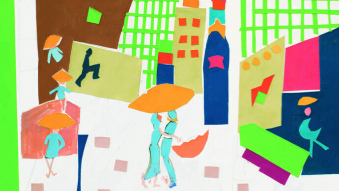 Hustle & Bustle. Courtesy of Anders Wahlstedt Fine Art 