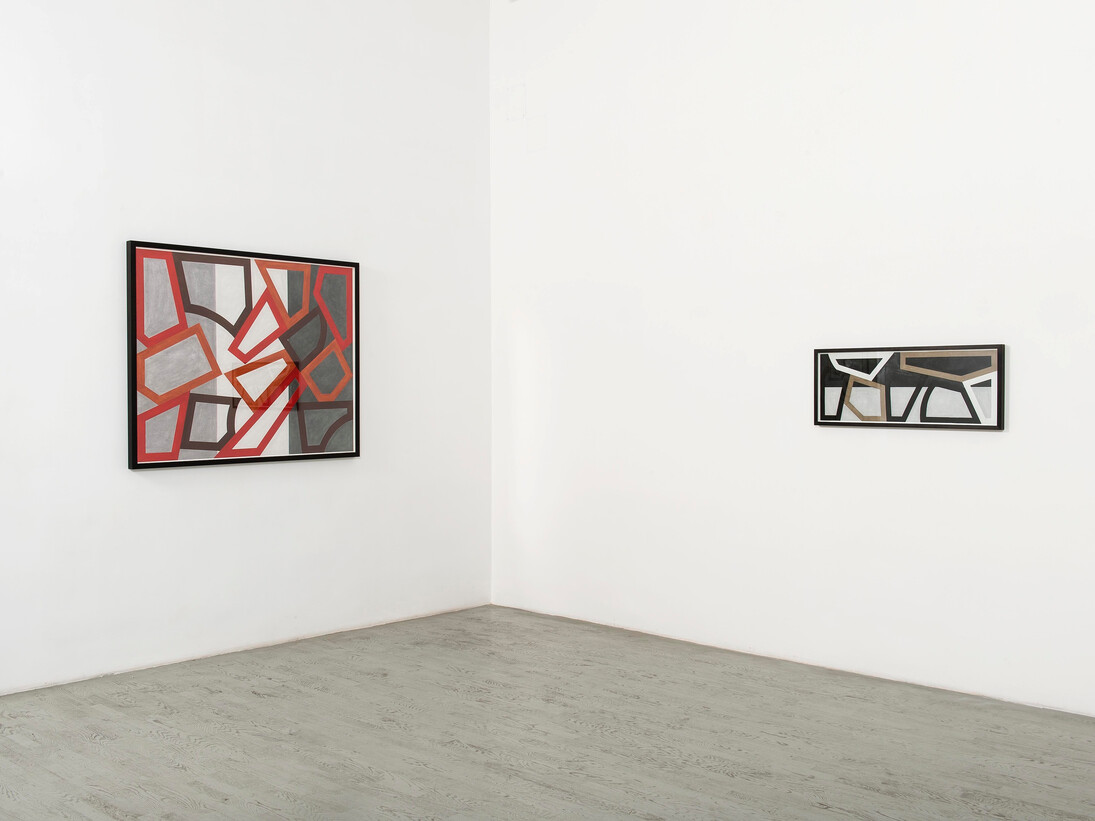 David Tremlett, Form & Rhythm, partial view of the exhibition, May 2015