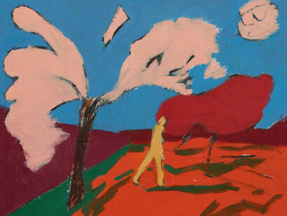 Tim Stoner, Untitled, oil on paper, 25 x 33 cm, 9 7/8 x 13 ins. © Tim Stoner. Courtesy Stuart Shave/Modern Art, London