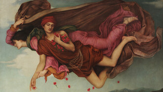 Evelyn De Morgan; Noche y Sueño, 1878 (detalle)