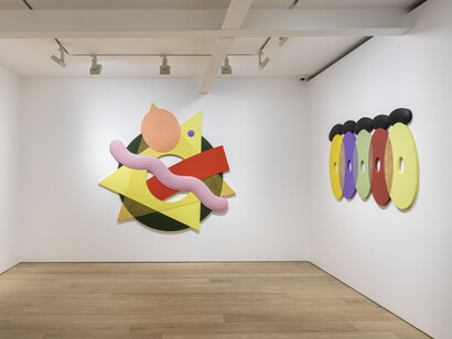 View of the exhibition "Two Purple Tigers", at Perrotin Seoul © Photo: Youngha Cho. Courtesy of the artist & Perrotin