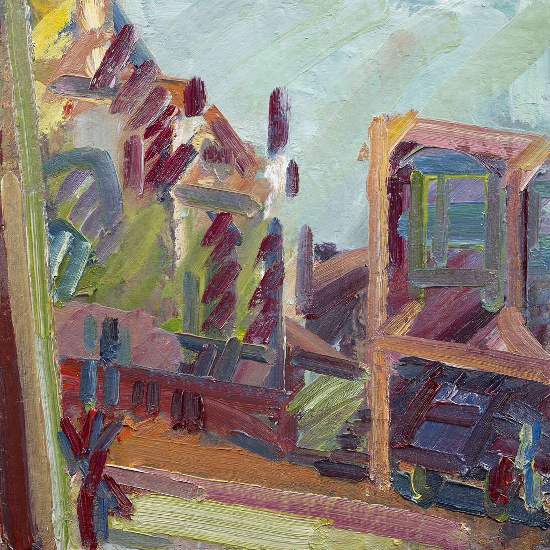 Frank Auerbach, The House, 2015 © Frank Auerbach, courtesy Marlborough Fine Art