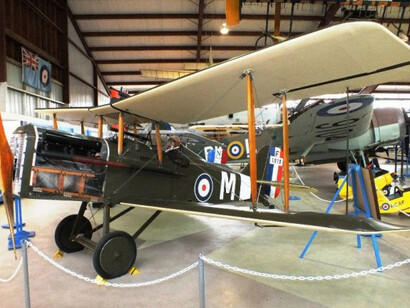 Royal Aircraft Factory SE5A. Courtesy of British Columbia Aviation Museum