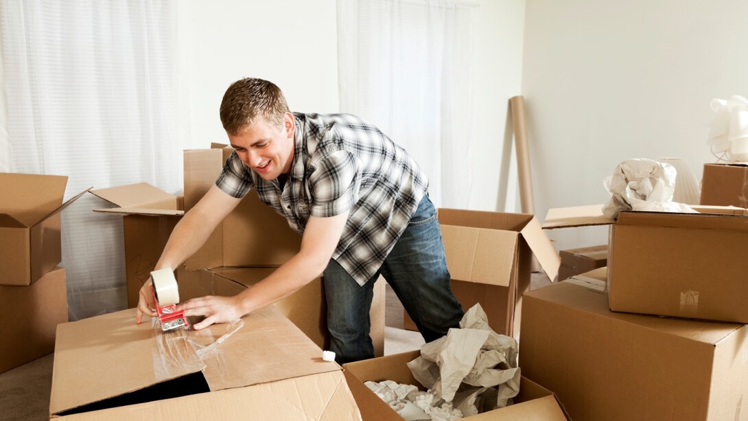 Empaquetando todo para irse de casa