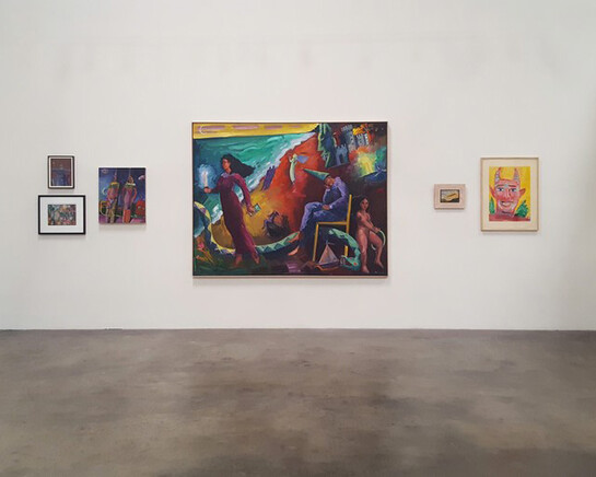 Carlos Almaraz & Elsa Flores Almaraz, Exhibition view. Courtesy of Craig Krull Gallery