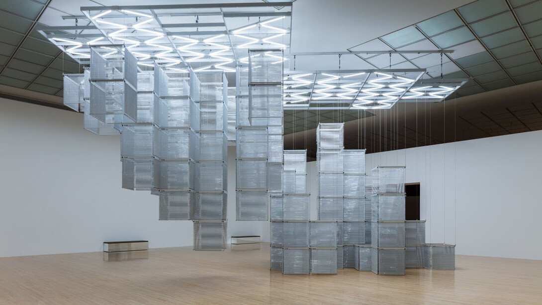 Haegue Yang, Star-crossed rendezvous, exhibition view. Courtesy of MOCA