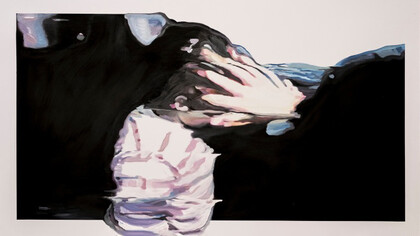Rachele Moscatelli, Mother's hands, cm 70x100, 2019, mista su carta