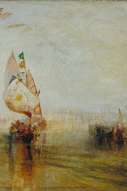 Joseph Mallord William Turner, The Sun of Venice Going to Sea, 1843