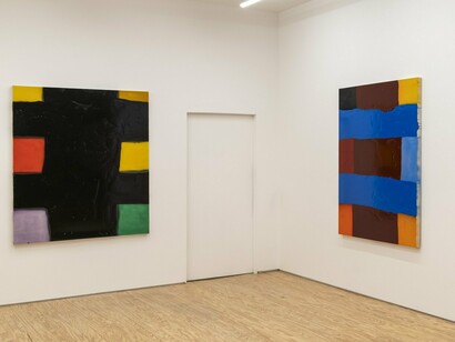 Installation View, Hasani Sahlehe, We Don’t Even Know What Song We’re Gonna Sing Today. Photo by Cary Whittier. Courtesy of March Gallery