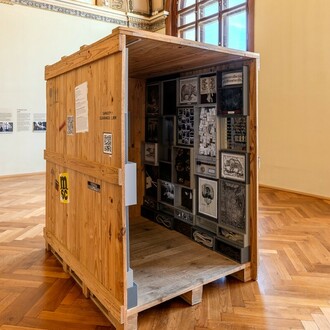 Freighted, exhibition view. Courtesy of Naturhistorisches Museum Wien