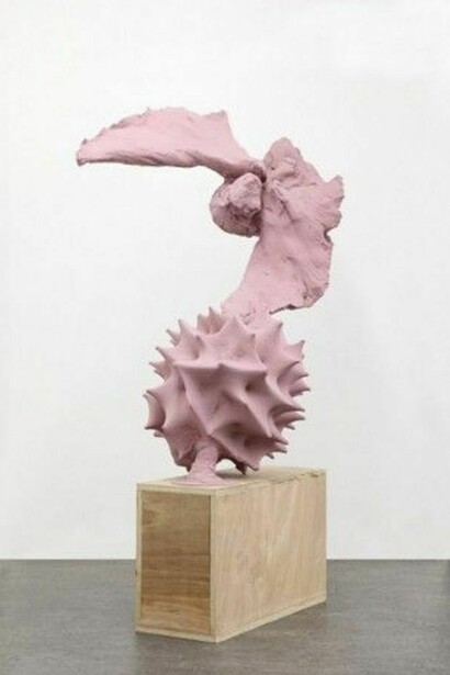The Nest, 2012, 150 x 99 x 75 cm, Sculpture: acrylic resin, epoxy, steel, Base: wood