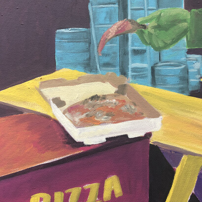 Nothing Cheezy. Courtesy of Think Tank Gallery