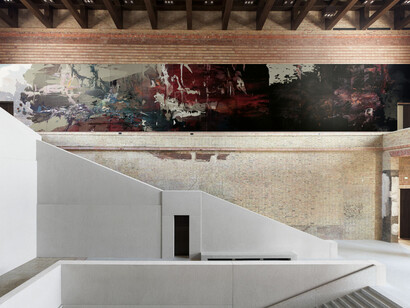 Michael Müller, Dioskuren. Der geschenkte tag, ausstellungsansicht. Mit freundlicher genehmigung des Neuen Museums