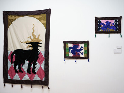 Various artists, A journey to the center of the Earth, exhibition view. Courtesy of Anca Poterașu Gallery