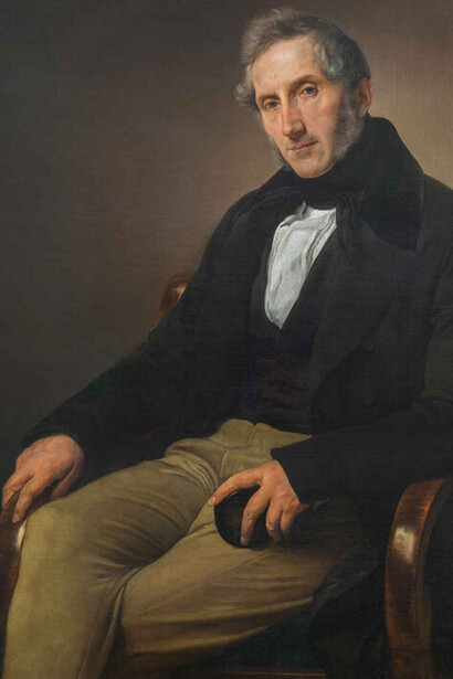 Francesco Hayez, Ritratto di Alessandro Manzoni, 1841, Milano, Pinacoteca di Brera