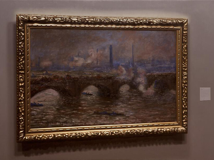 David Klamen, Untitled (Monet 3), 2014 / oil on canvas / 28 x 42 inches
