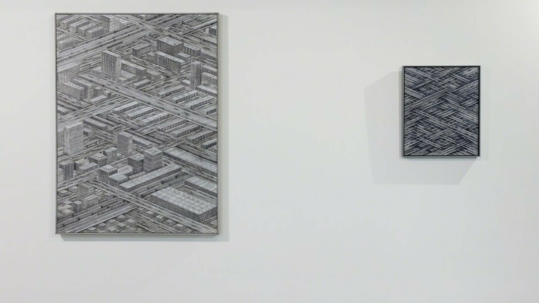 Thomas Bayrle, Exhibition view. Courtesy of The Institute of Contemporary Art