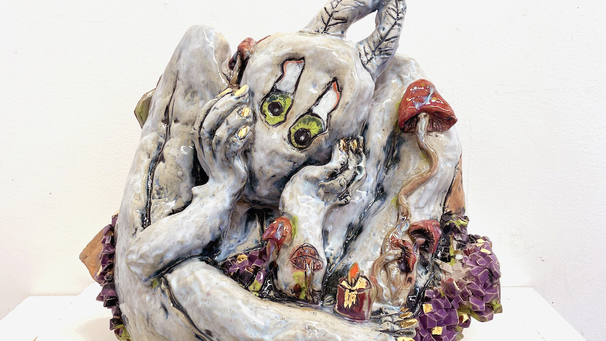 Judd Schiffman, Bardo of meditation, 2024. Courtesy of Emerson Dorsch Gallery