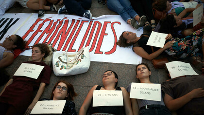 Rassemblement contre les féminicides à Toulouse, le 3 septembre 2019.