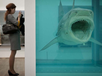 Damien Hirst. "The Physical Impossibility of Death in the Mind of Someone"